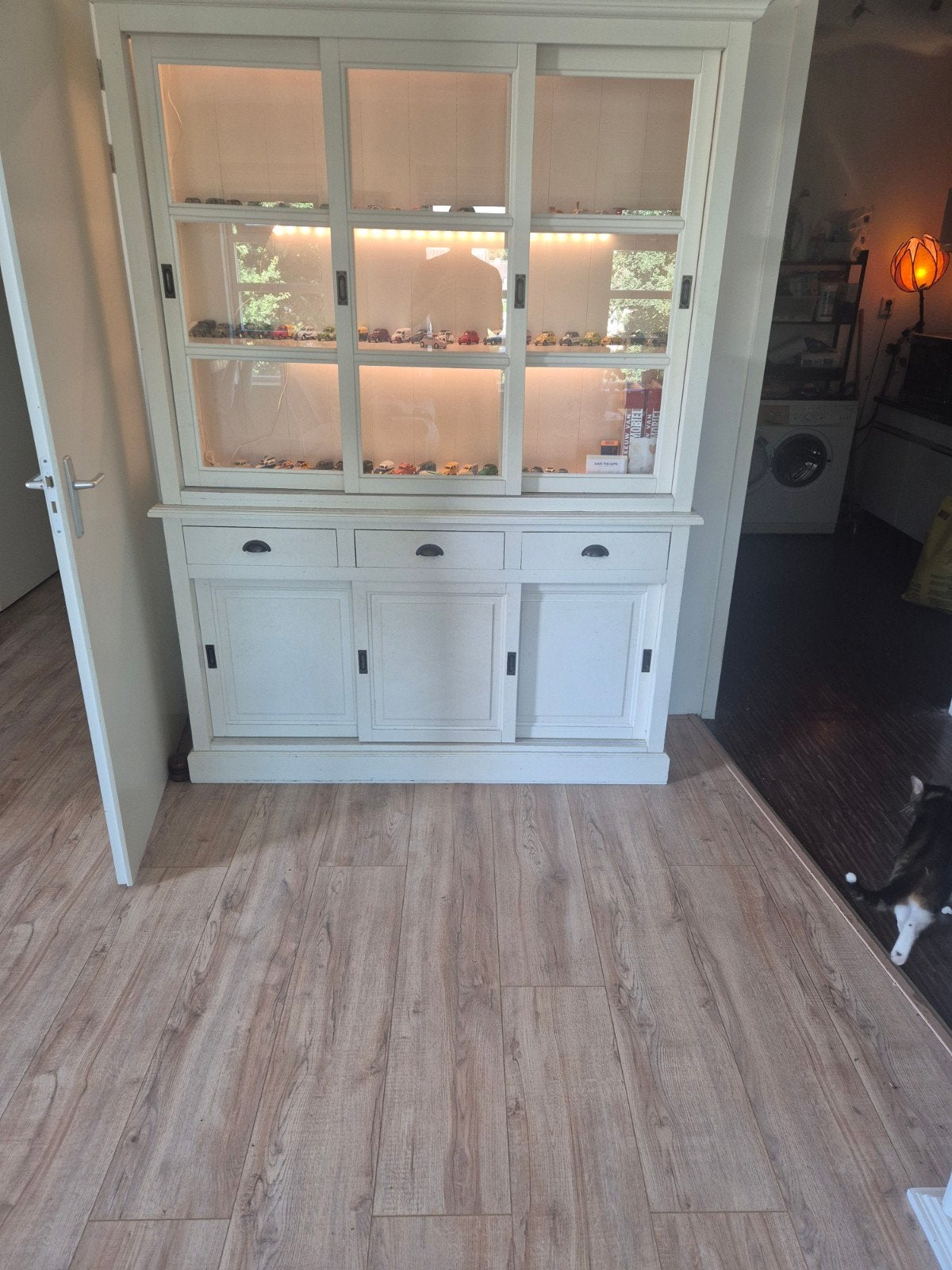 Buffet kast , vitrine kast en vakken/ tv kast te koop, Ophalen, Zo goed als nieuw, 25 tot 50 cm, Minder dan 100 cm