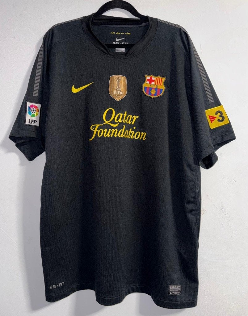 Origineel Barcelona 2011-12 uit shirt - Maat XXL - 9/10, Kleding | Heren, Zwart, Nike, Overige maten, Ophalen of Verzenden