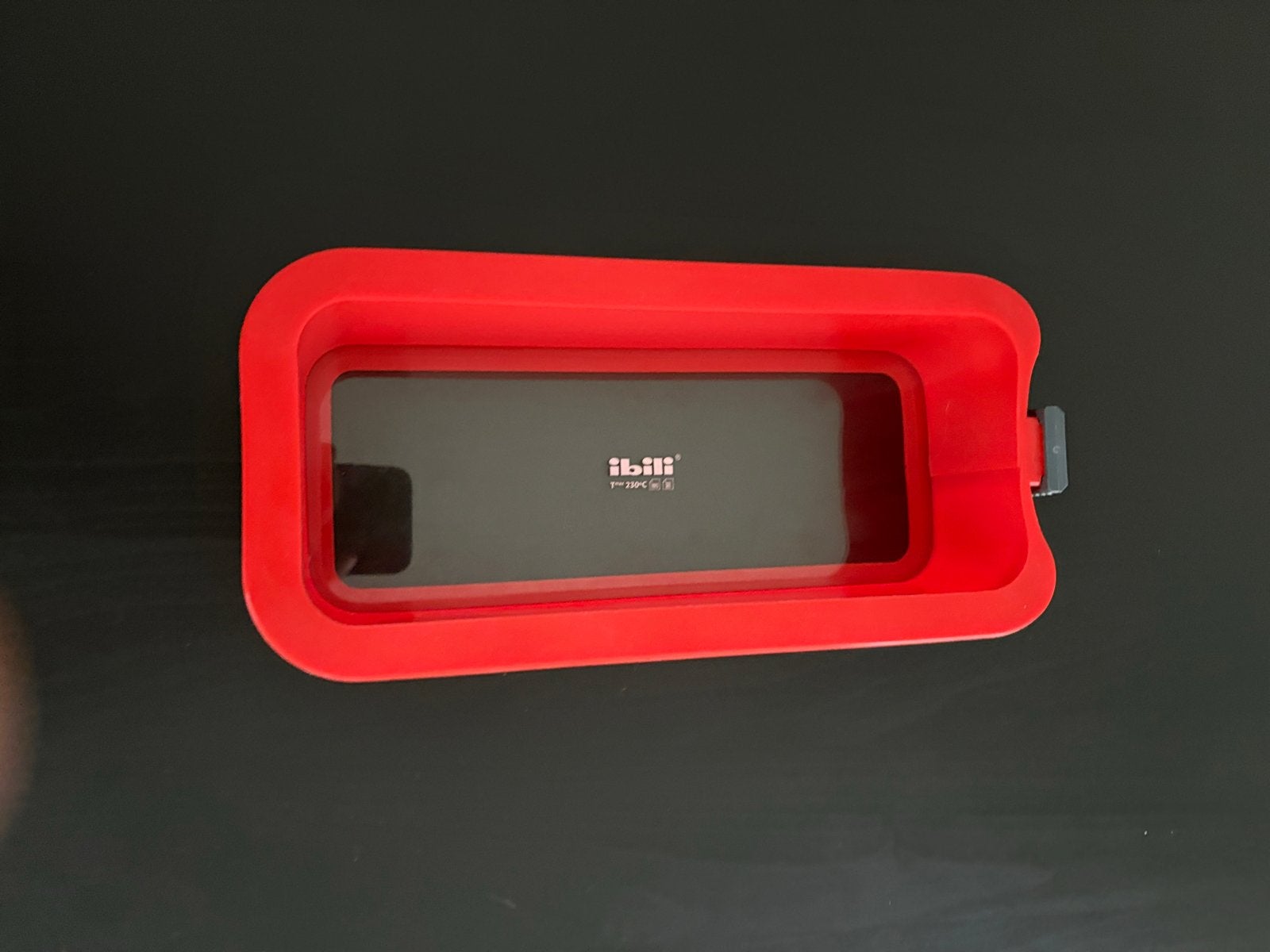 Ibili Rechthoekige Springvorm (28x13x7,5 cm) - Siliconen/Gla, Ophalen of Verzenden, Zo goed als nieuw, Rood, Overige merken