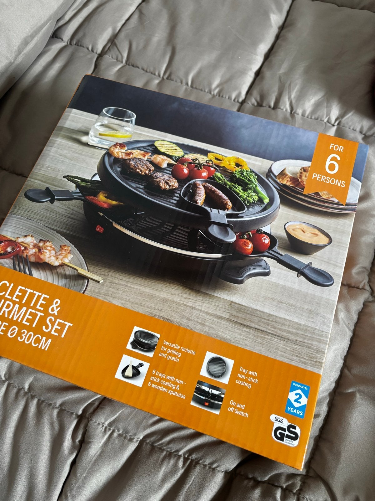Gourmetset / Raclette & Gourmet Set - Nieuw in verpakking, Ophalen, Nieuw, 4 t/m 7 personen