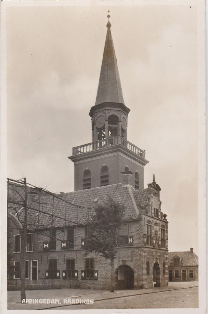 appingedam- raadhuis, Verzenden, 1940 tot 1960
