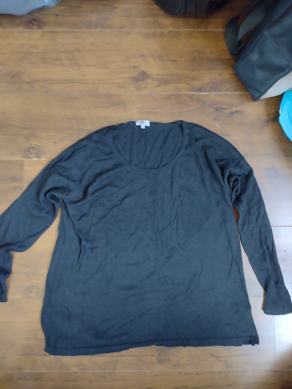 Zwarte trui met lange mouwen - Up Fashion - Maat XL, Kleding | Dames, T-shirts, Zwart, Maat 46/48 (XL) of groter, Ophalen of Verzenden