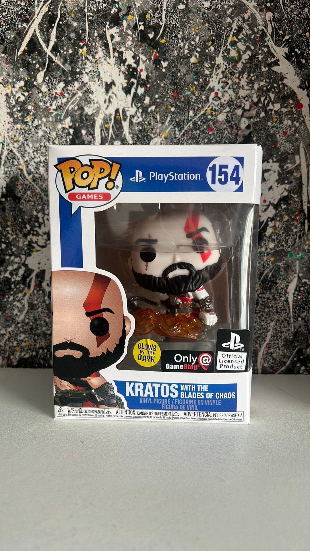 God of war funko pop (Kratos #154), Ophalen of Verzenden, Zo goed als nieuw