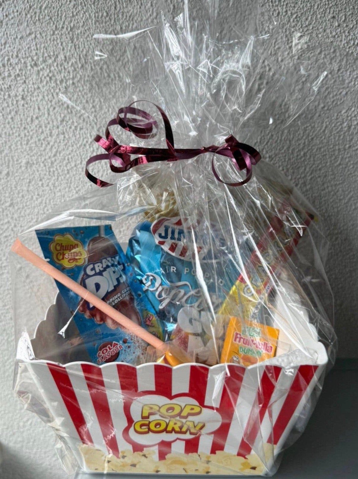 Snoep pakketje in popcorn bak, Ophalen, Nieuw, Overige typen, Verjaardag