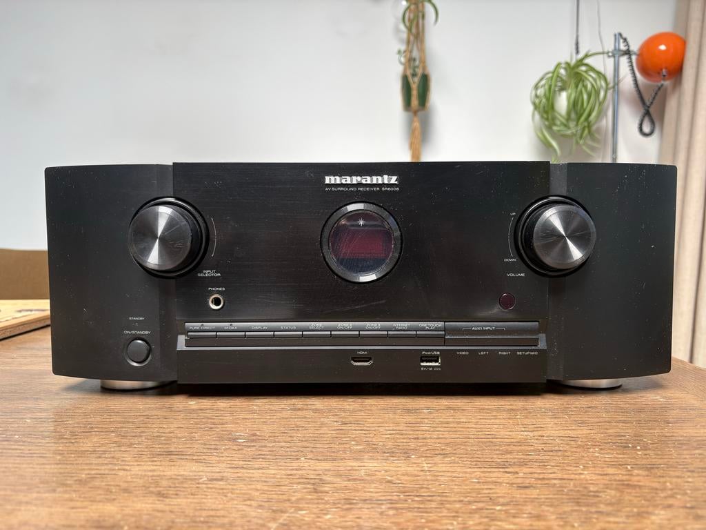 Marantz SR6006 AV Surround Receiver versterker, Gebruikt, 120 watt of meer, Ophalen, Marantz