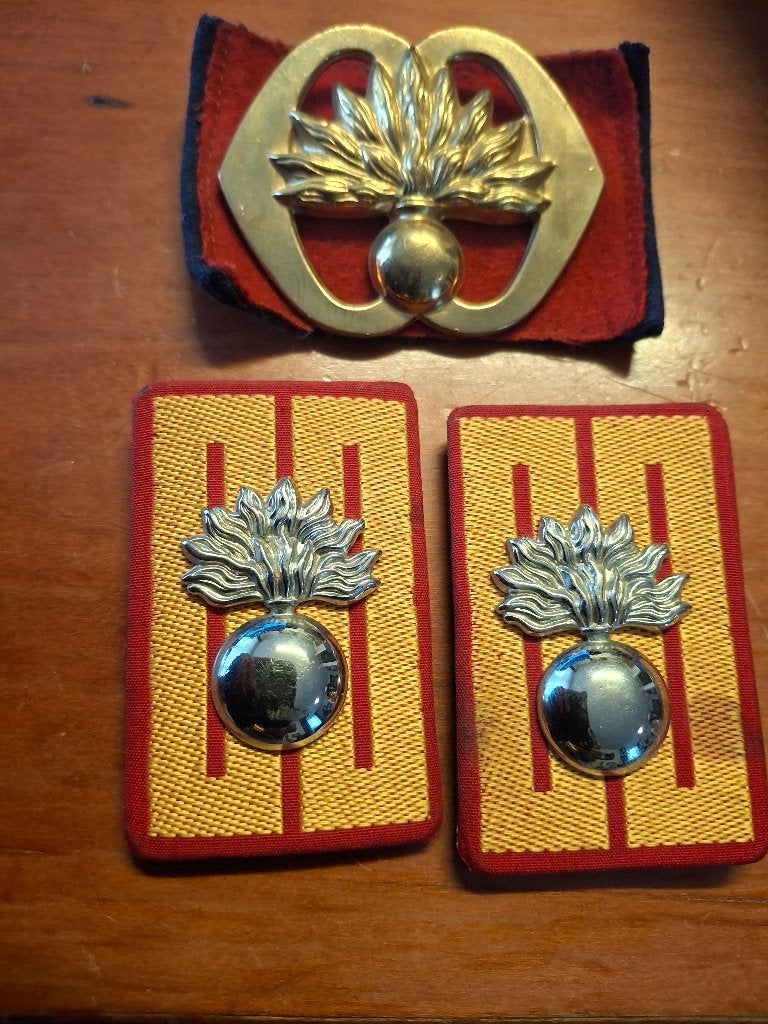 baret embleem garde grenadiers, Verzamelen, Militaria | Algemeen, Ophalen of Verzenden, Landmacht, Nederland, Embleem of Badge