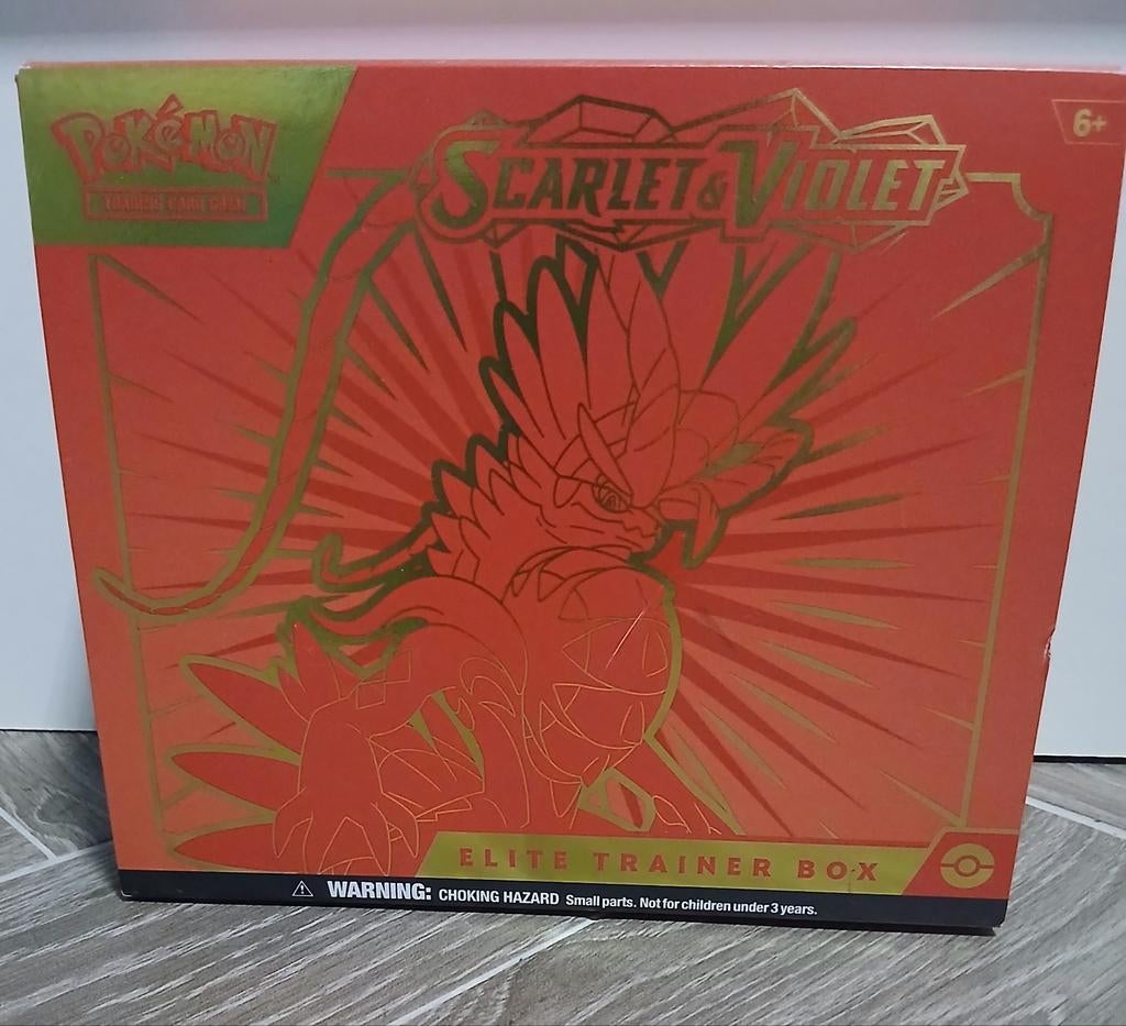 Pokémon scarlet en violet box, Ophalen, Gebruikt, Meerdere kaarten