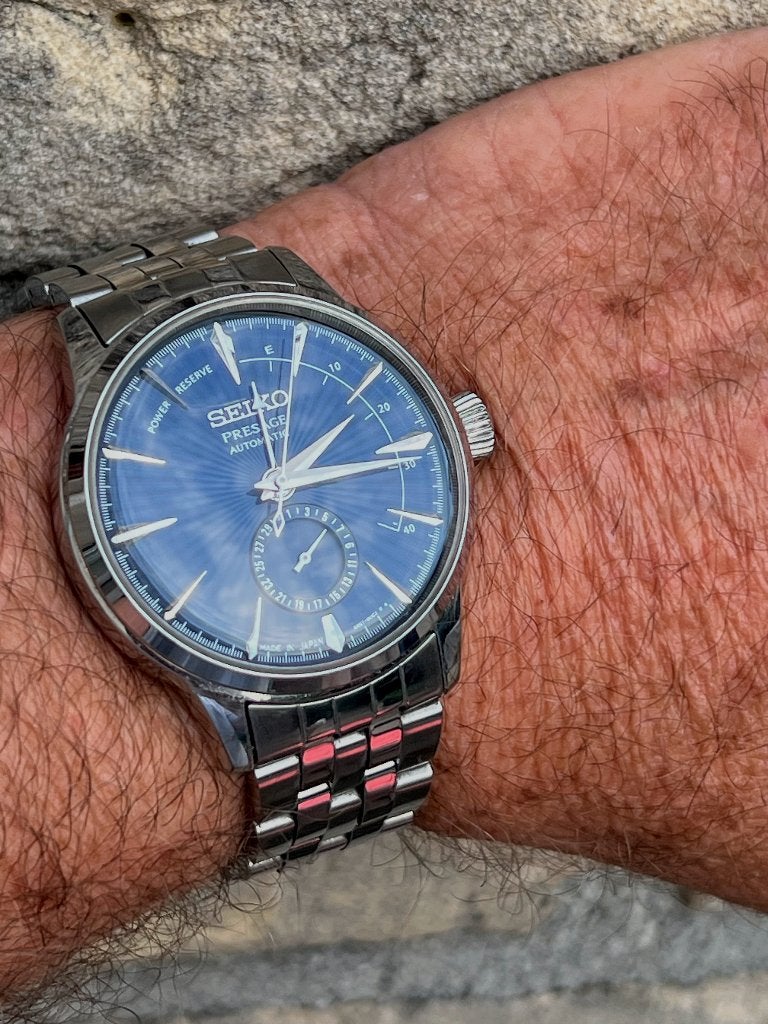 Seiko Pressage Horloge, Staal, Ophalen of Verzenden, Zo goed als nieuw, Seiko