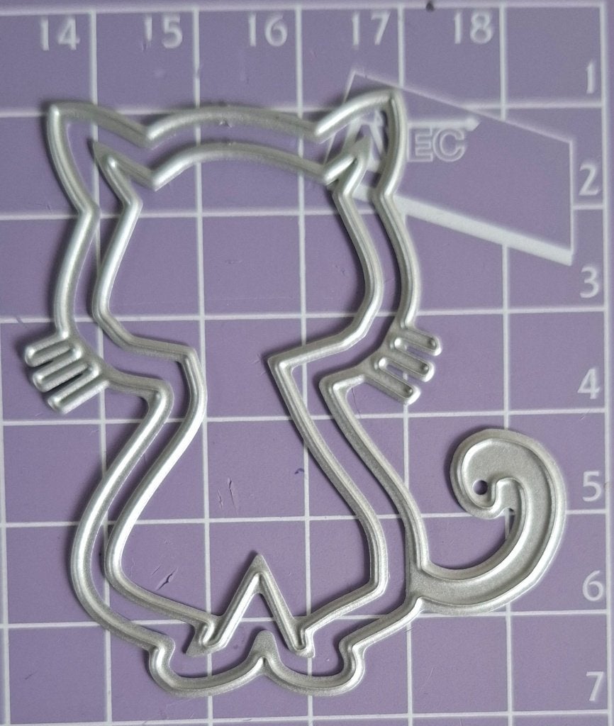 Snijmal Poes - Leuke decoratie voor kaarten!, Hobby en Vrije tijd, Kaarten | Zelf maken, Ophalen of Verzenden, Nieuw, Dieren, Pons of Mal