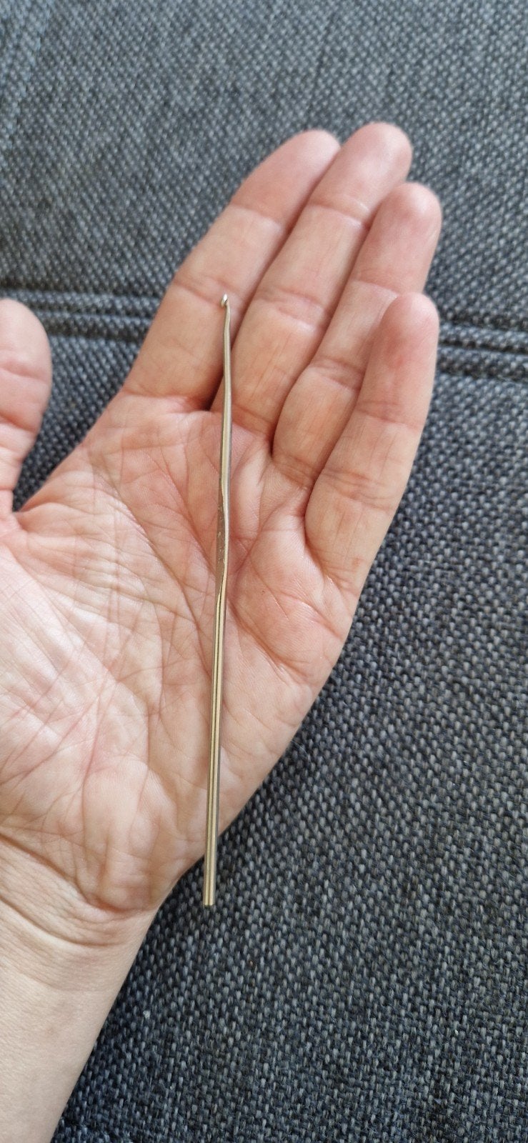 Zilverkleurige haaknaald, Hobby en Vrije tijd, Ophalen, Nieuw, Haken, Naald