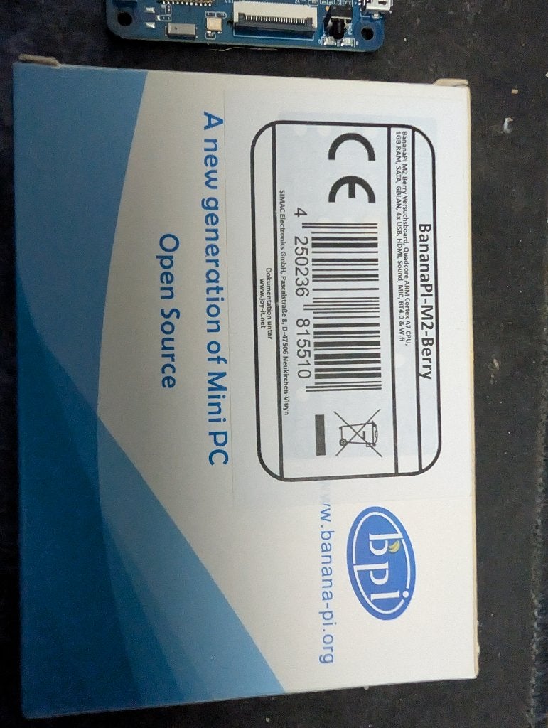 Banana Pi BPI-M2 Berry 1GB WiFi Bluetooth SATA, Ophalen of Verzenden, Nieuw