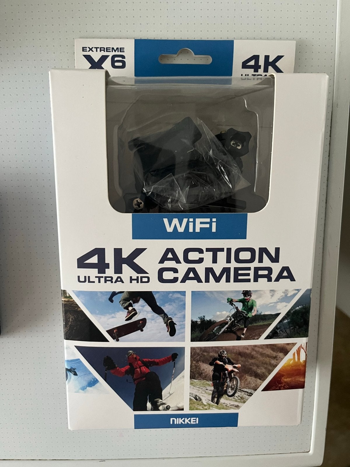 Nikkei Extreme X6 4K Ultra HD WiFi Action Camera, Ophalen of Verzenden, Nieuw, Overige merken