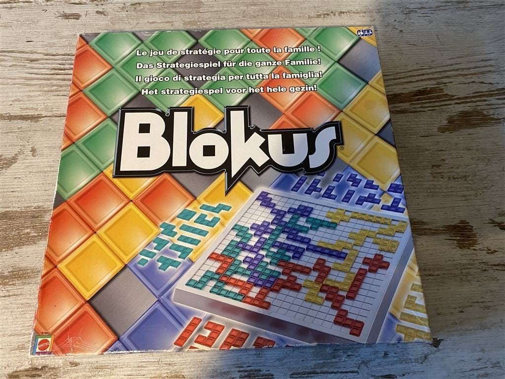 Blokus grote vierkante doos Mattel [s633], Verzenden, Zo goed als nieuw