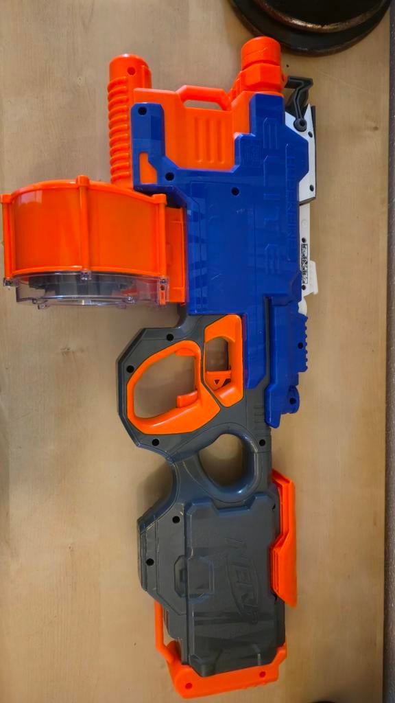 Nerf Elite HyperFire met trommel en pijltjes, Ophalen of Verzenden, Gebruikt