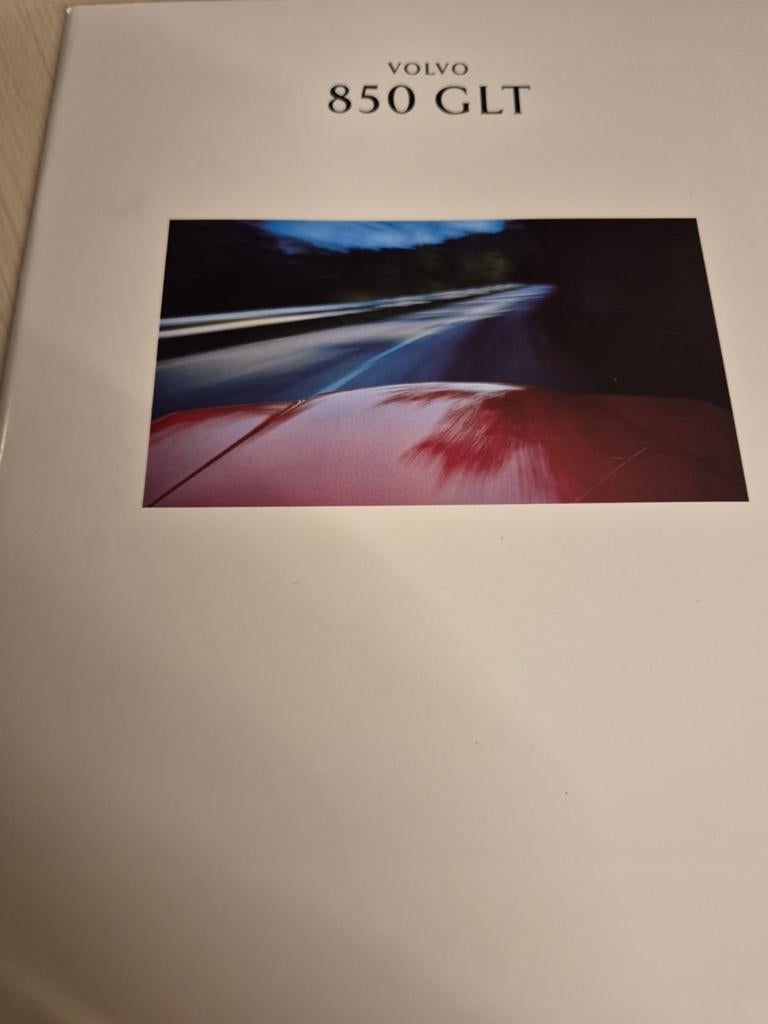 1992 Nederlands dikke Volvo 850 GLT éérste type folder izgst, Ophalen of Verzenden, Zo goed als nieuw, Volvo
