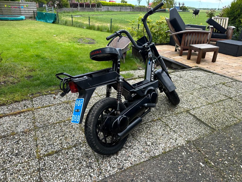 Gilera Citta Bromfiets - Zwart,, Ophalen, Gebruikt, Tweetakt, Gilera