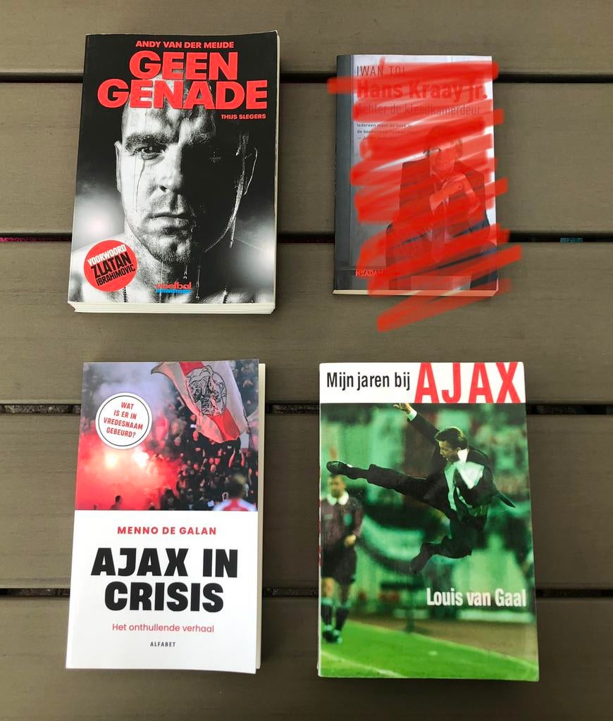 SPORTBOEKEN AJAX, ANDY VAN DER MEIJDE, LOUIS VAN GAAL, Ophalen of Verzenden, Gelezen, Balsport