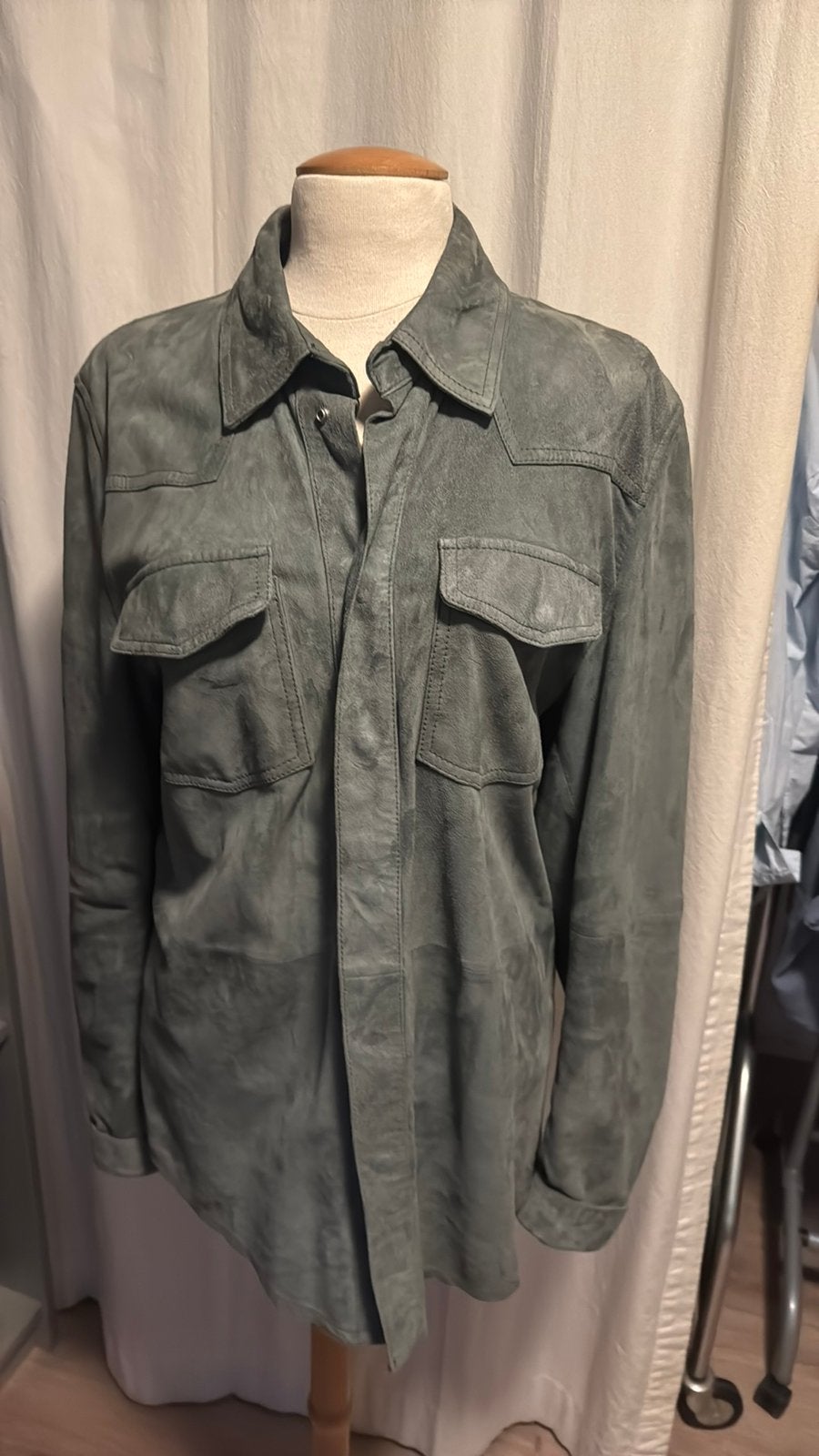 Prachtige leren blouse van het merk Goosecraft in maat L, Kleding | Dames, Blouses en Tunieken, Ophalen of Verzenden, Zo goed als nieuw