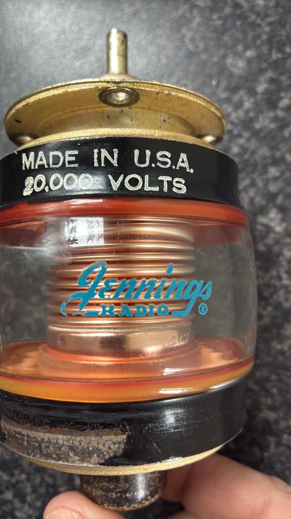 Jennings variabele vacuumcondensator, Ophalen of Verzenden, Gebruikt