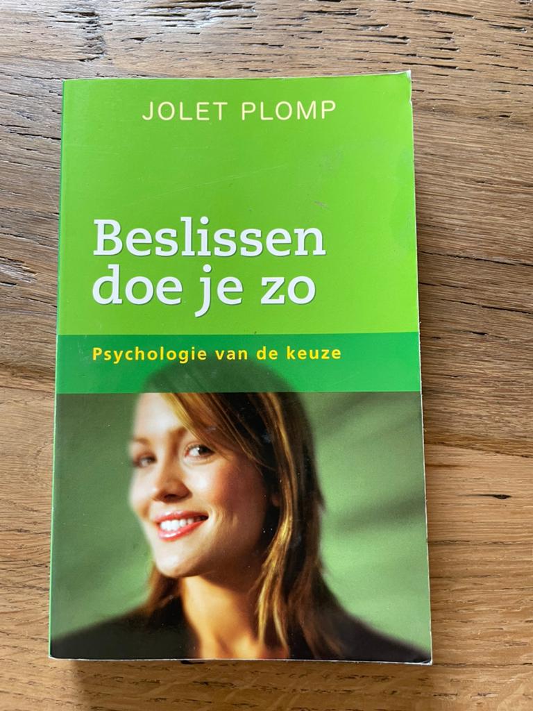Jolet Plomp - Beslissen doe je zo, Jolet Plomp, Ophalen of Verzenden, Ontwikkelingspsychologie, Zo goed als nieuw