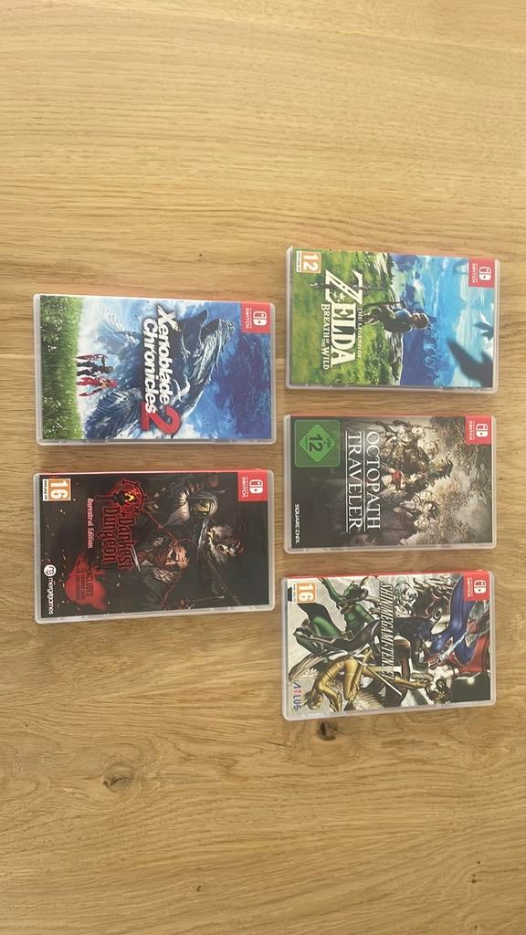 Nintendo switch spellen zelda darkest dungeon en meer, Avontuur en Actie, Verzenden, 1 speler, Zo goed als nieuw
