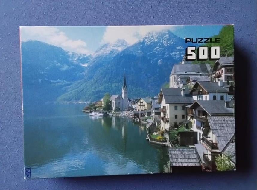 Wild Horse puzzel 'Hallstatt', Hobby en Vrije tijd, Denksport en Puzzels, Ophalen, 500 t/m 1500 stukjes, Zo goed als nieuw, Legpuzzel
