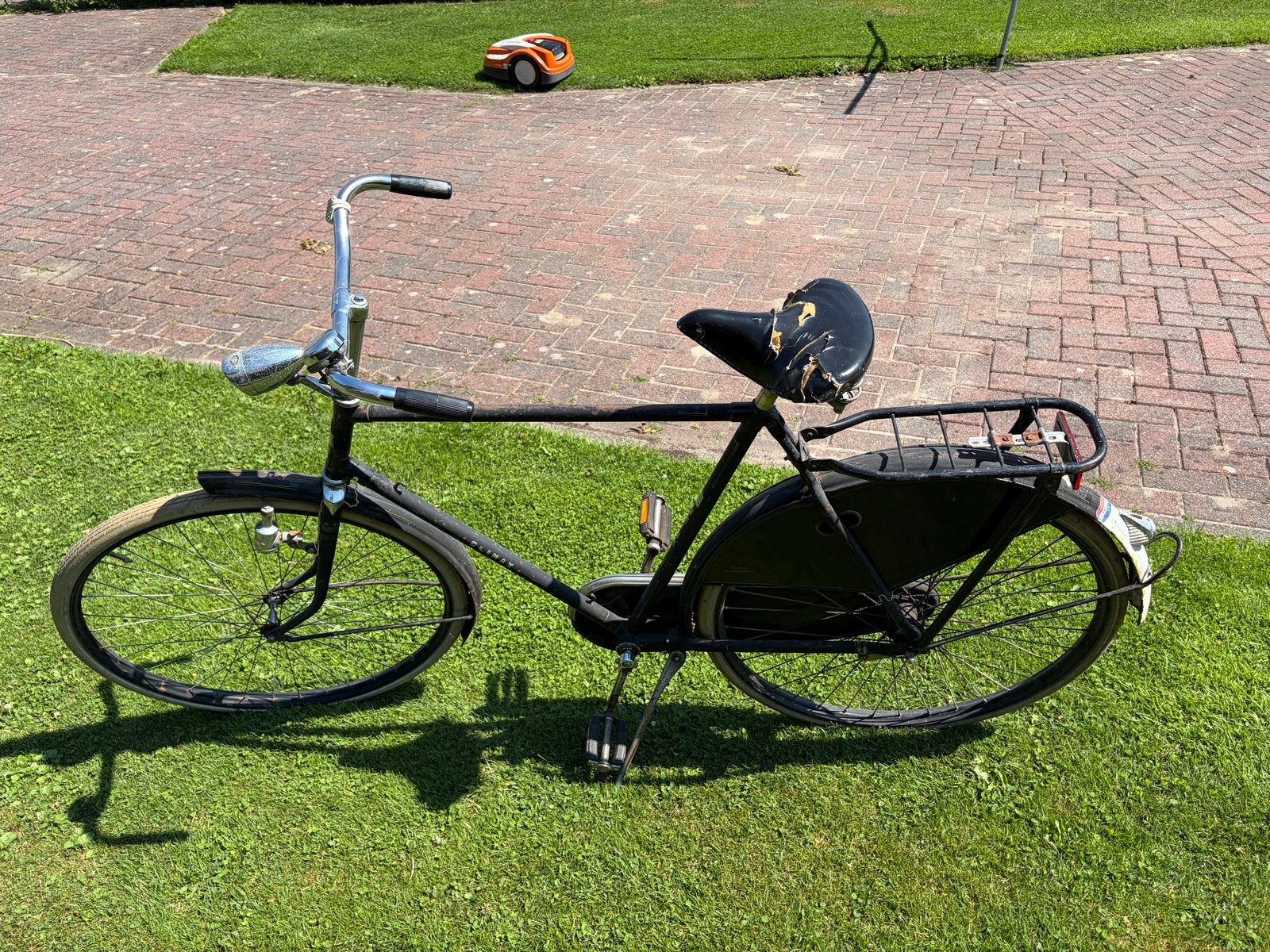 Oude herenfiets, fietst nog goed, moet nagekeken worden, Ophalen, Gebruikt, Overige merken