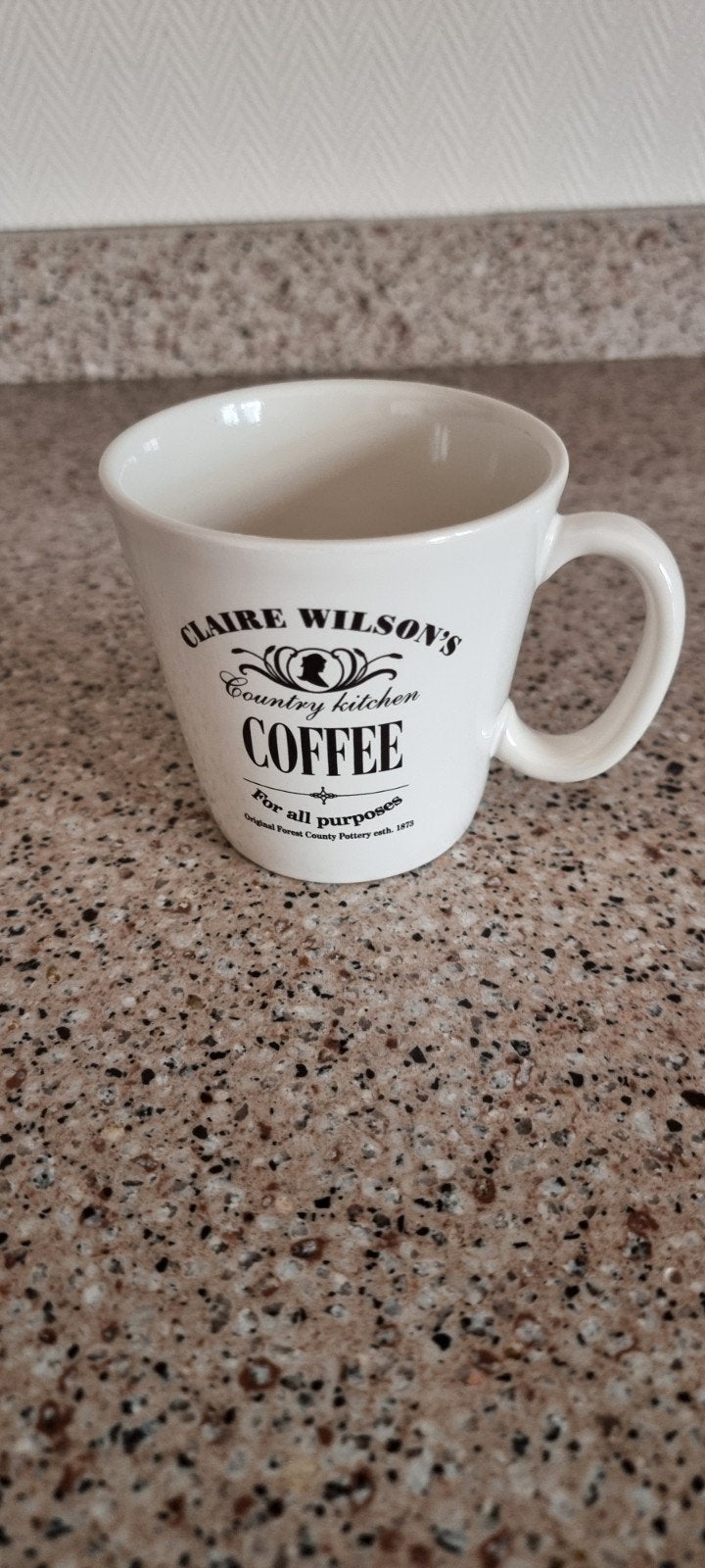 Claire Wilson's Country Kitchen Koffiemok - Wit, Huis en Inrichting, Keuken | Servies, Ophalen, Gebruikt