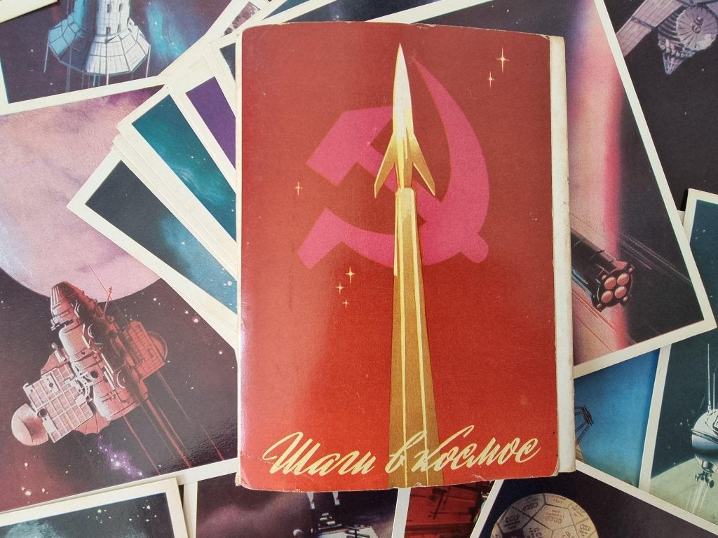 Mapje Sovjet Unie CCCP Moskou Ruimtevaart 1971, Verzamelen, Ophalen of Verzenden, 1960 tot 1980, Overig Europa