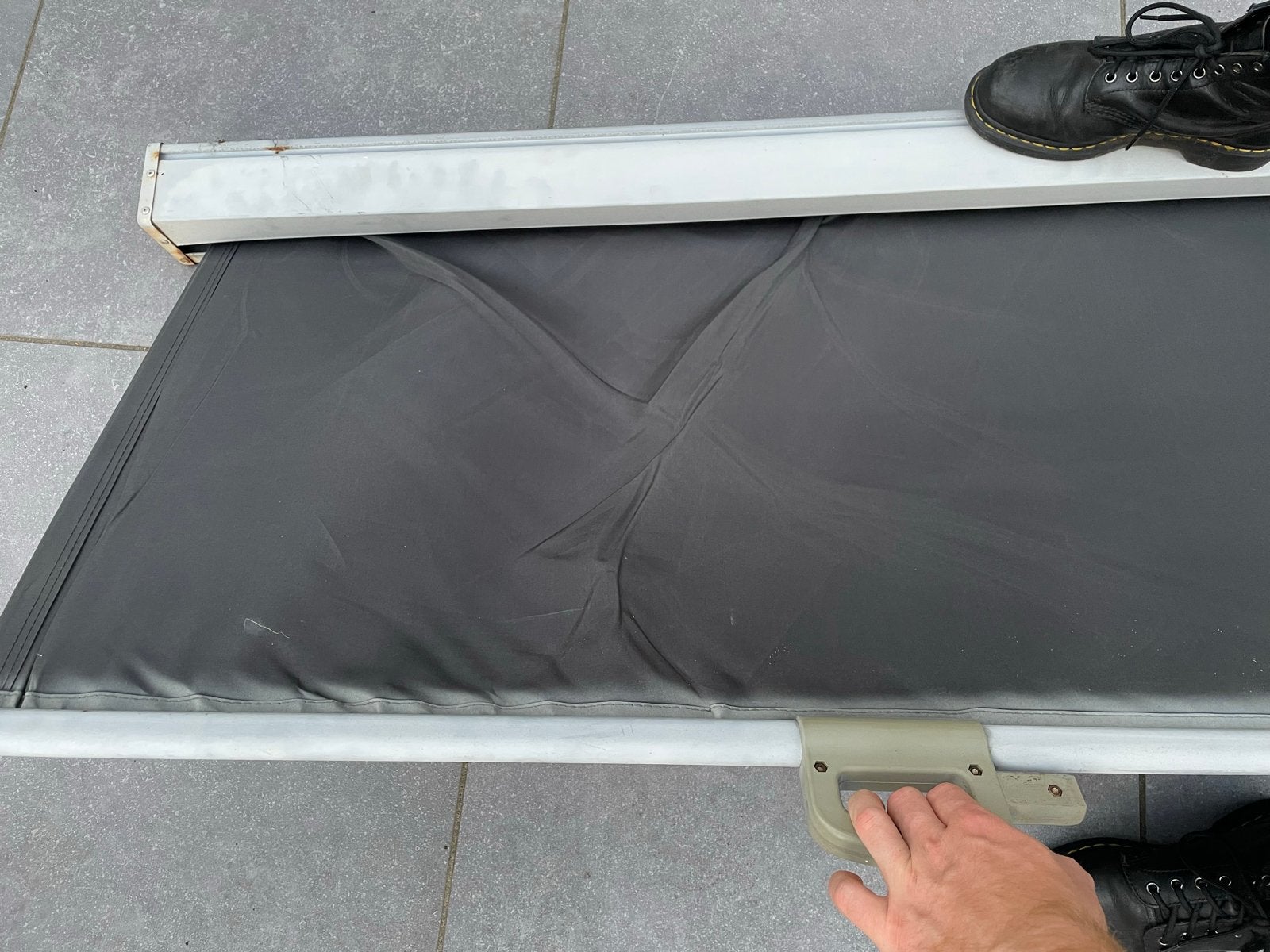 Uittrekbaar Zijluifel Tuinscherm Zonnenscherm 450x160 cm