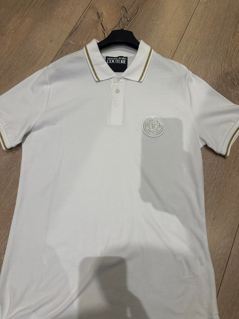 Versace Jeans Couture Polo Wit Maat M - Nieuw, Kleding | Heren, Ophalen of Verzenden, Nieuw, Maat 48/50 (M), Wit