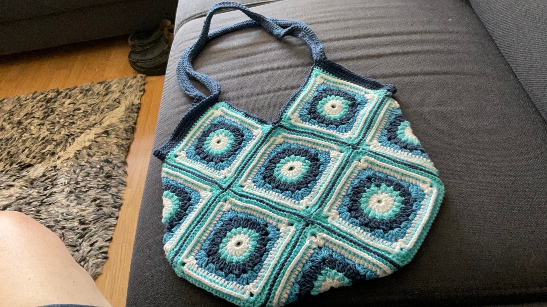 Gehaakte tas, Ophalen of Verzenden, Nieuw, Overige kleuren, Overige typen