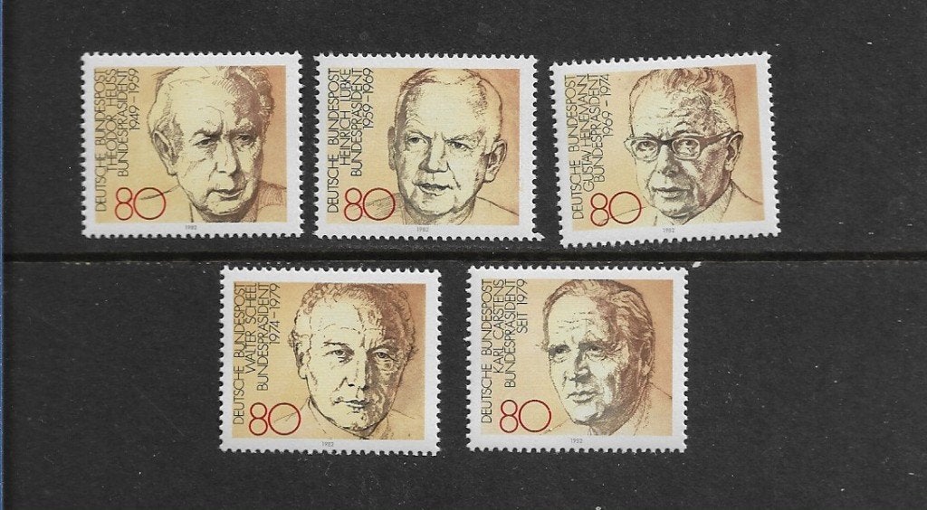 Postzegels  Duitsland     1156/1160  PF, Ophalen of Verzenden, BRD, Postfris