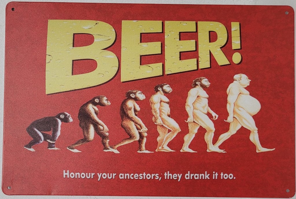Beer revolution bier reclamebord van metaal wandbord deco