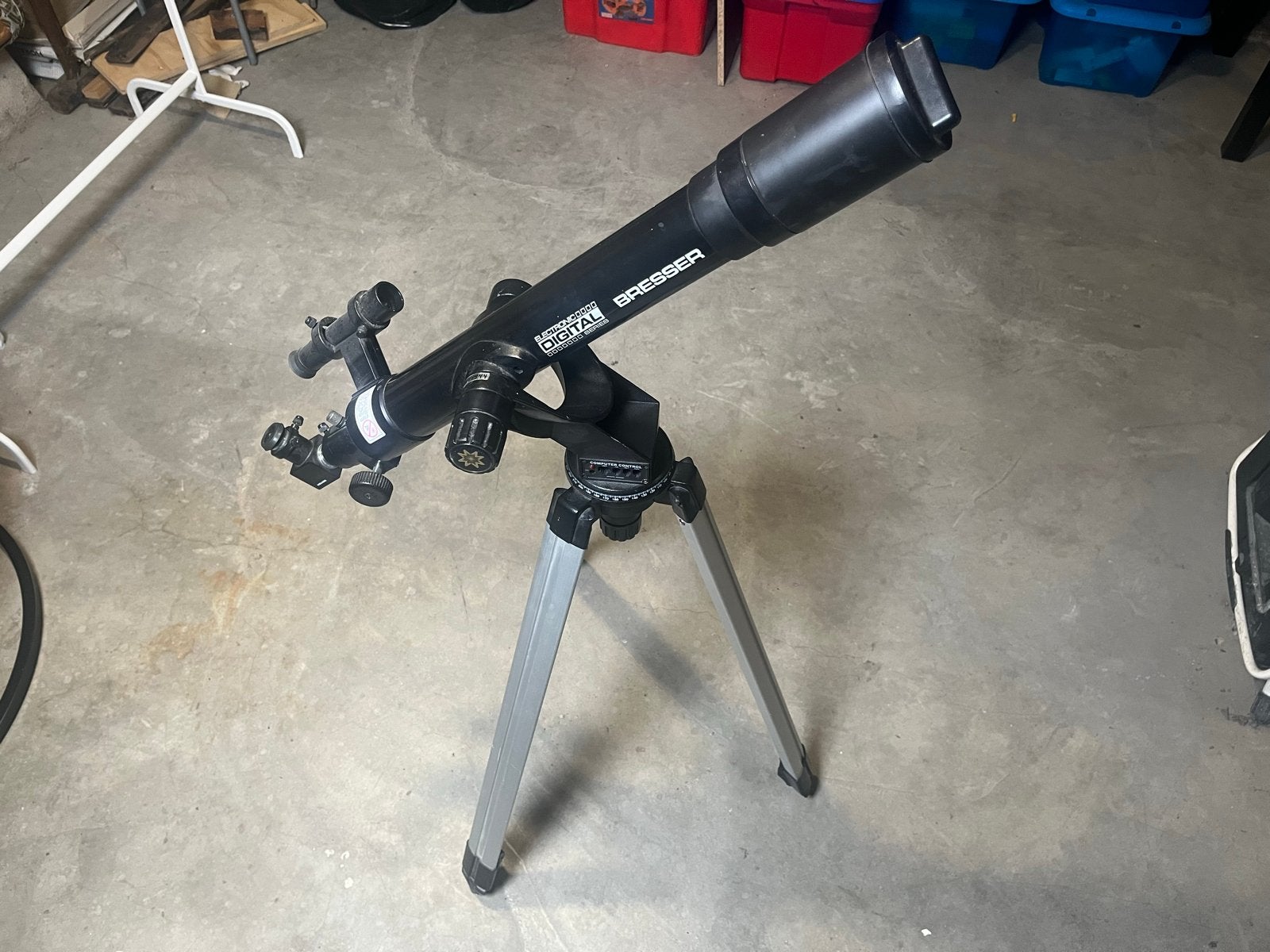 Bresser Digital BRESSER telescoop met statief, Gebruikt, Lenzentelescoop (refractor), Met statief, Ophalen of Verzenden