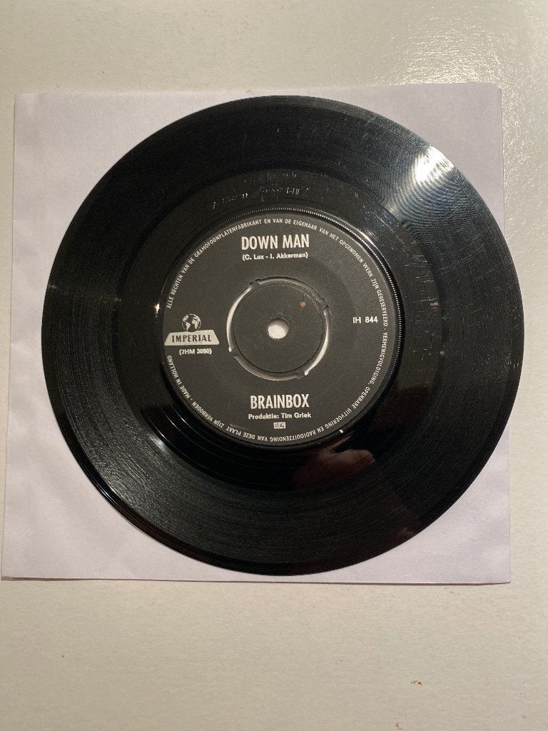Brainbox – Down Man / Woman's Gone, Rock, Gebruikt, 7 inch, Fotohoes