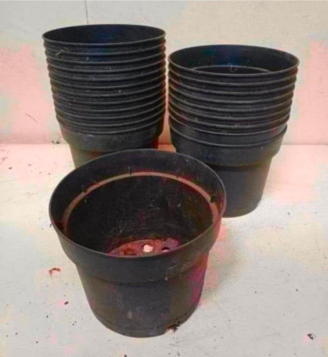 kweekpotten plantenpotten bloempotten 2 liter, Kunststof, Gebruikt, Rond, Ophalen of Verzenden