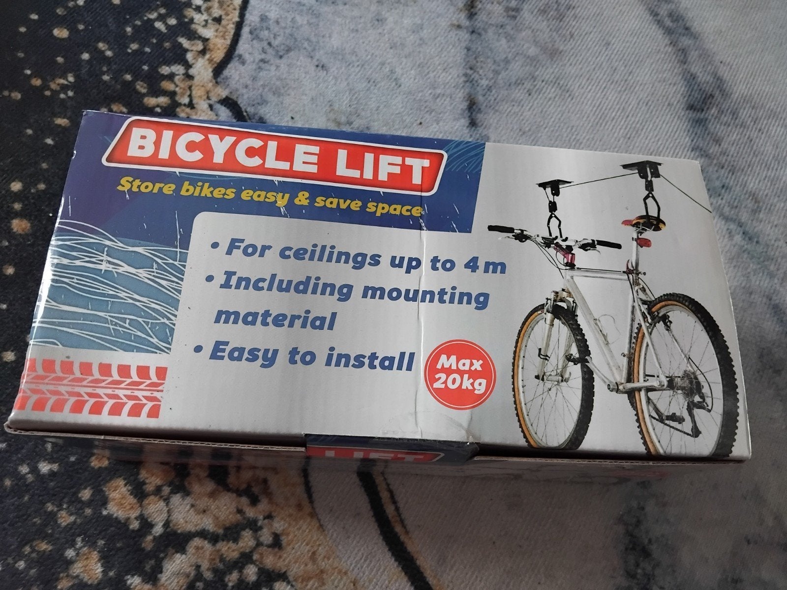 Fietslift - Eenvoudig fietsen opbergen en ruimte besparen, Ophalen of Verzenden, Nieuw