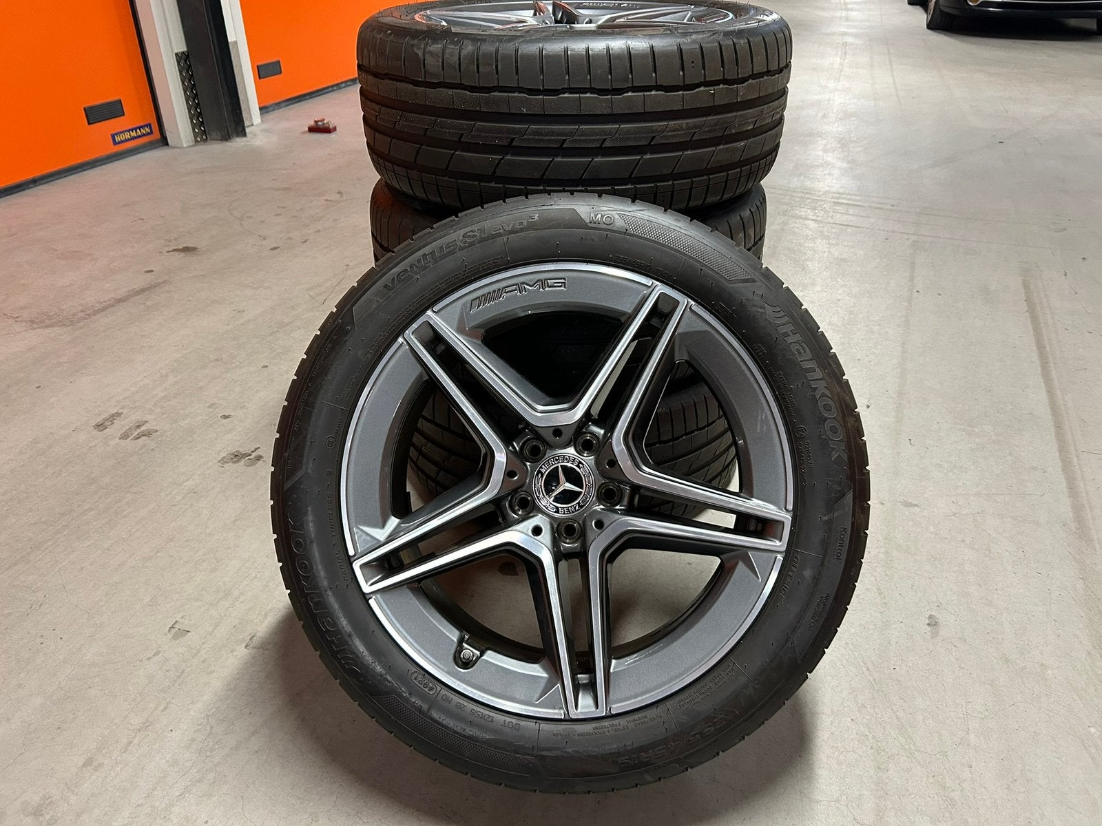 Mercedes S klasse W223 AMG 19 inch breedset Hankook MO+TPMS