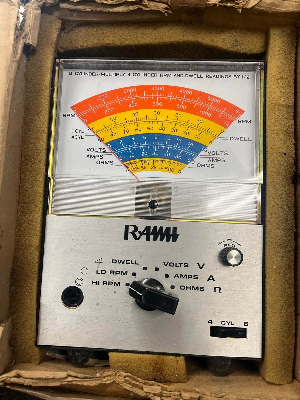 RAM Dwell Toerenteller Voltmeter Ampèremeter Ohmmeter, Ophalen, Gebruikt, Universele onderdelen