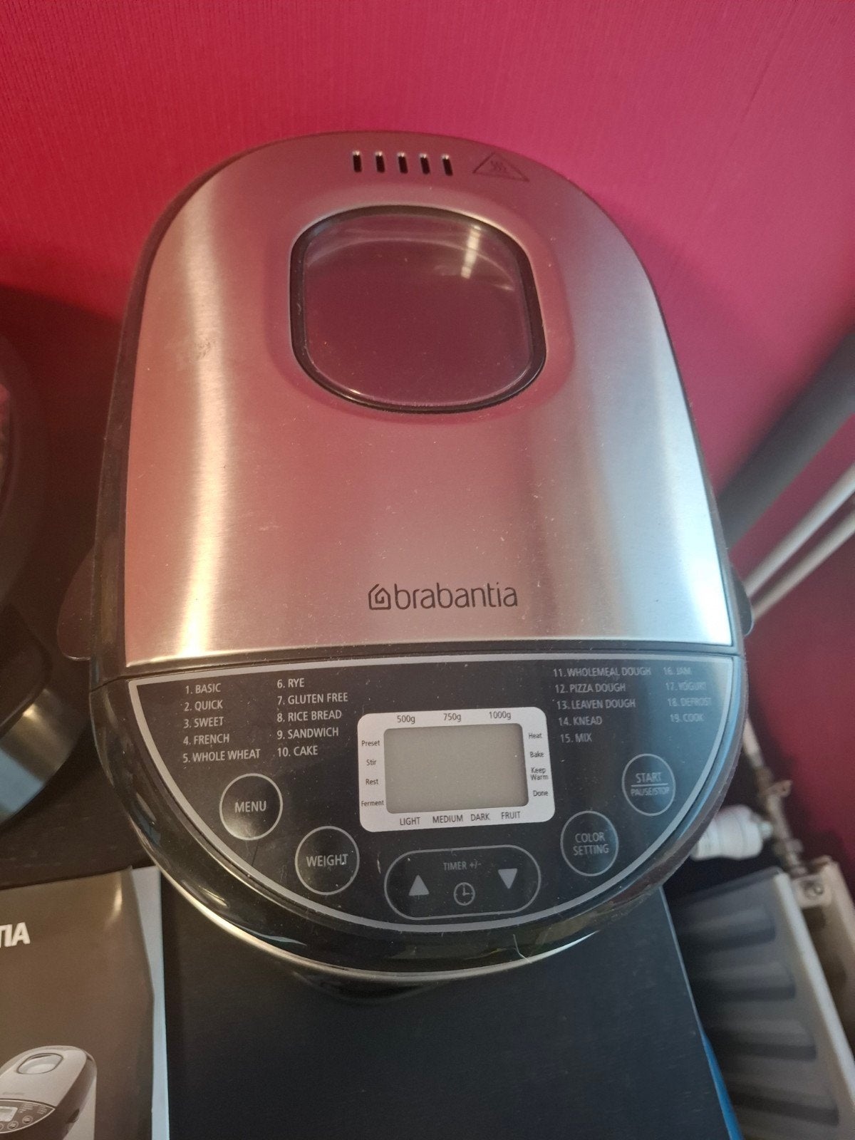 broodbak machine Brabantia, Ophalen, Zo goed als nieuw, Kijkvenster