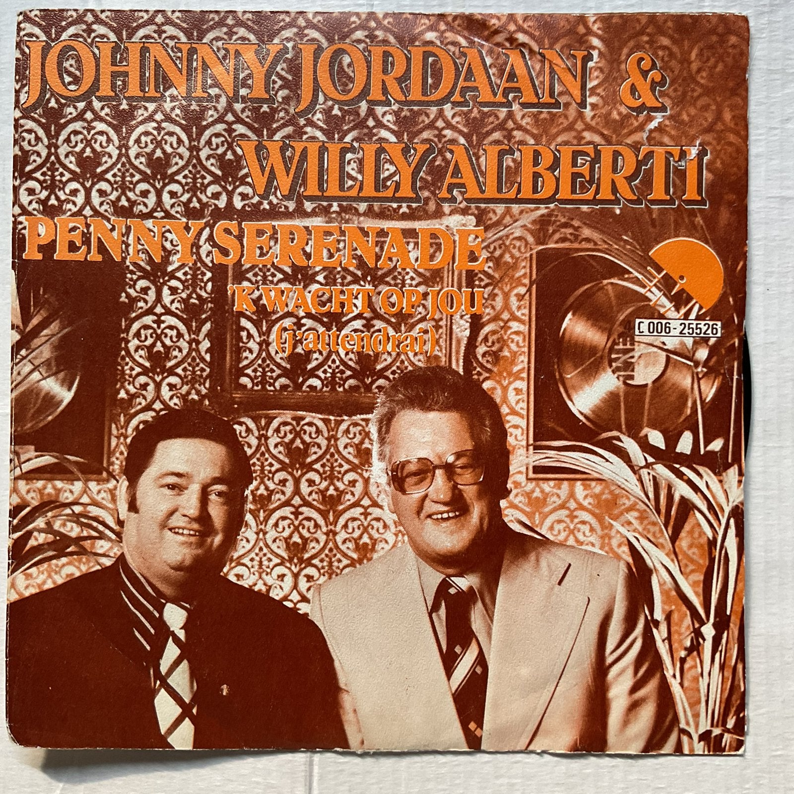 Johnny Jordaan en willy alberti - penny serenade, Ophalen of Verzenden, Gebruikt, Pop