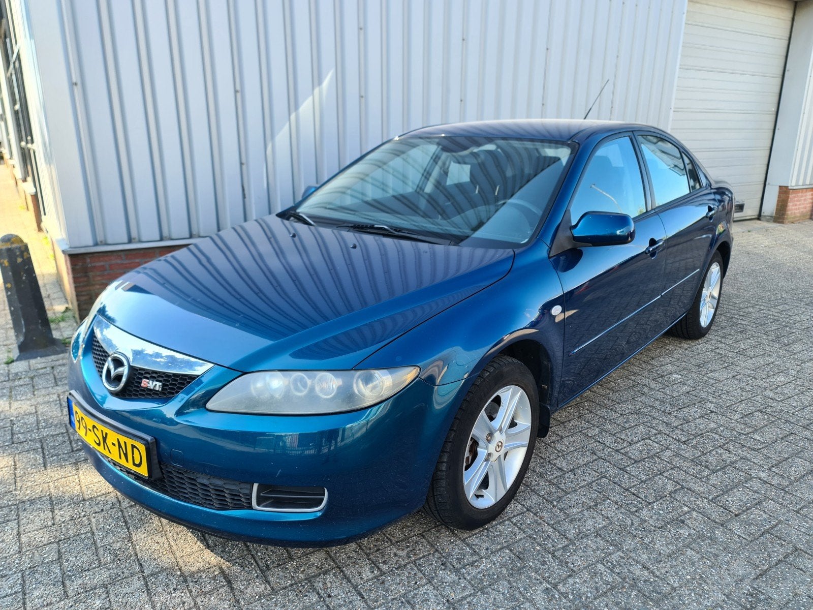 Mazda 6 2.0 Sport 2006 Blauw Apk 27 mei 2027, Auto's, Mazda, 4 cilinders, Blauw, Origineel Nederlands, Handgeschakeld
