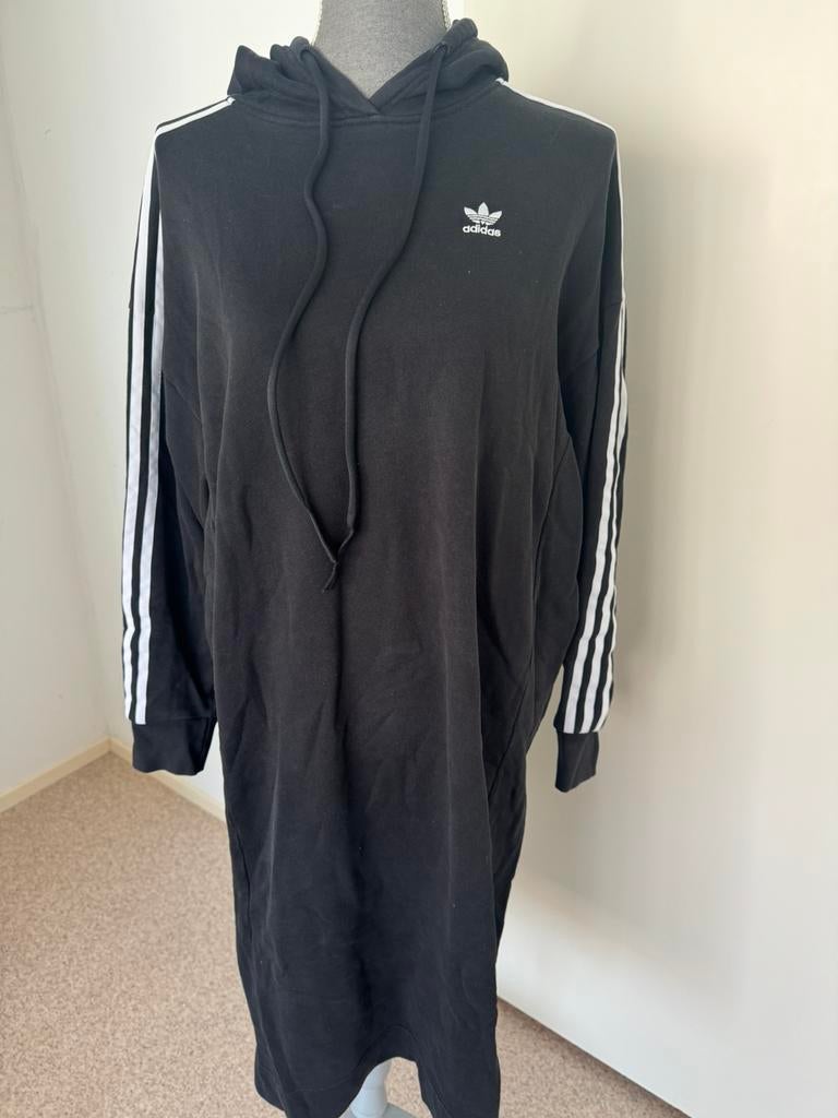 Adidas jurk/hoodie, Kleding | Dames, Jurken, Zwart, Ophalen of Verzenden, Maat 36 (S), Gedragen