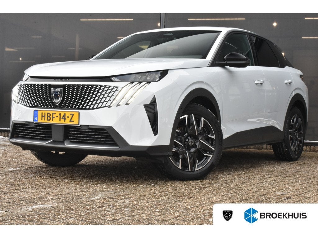Peugeot 3008 1.2 Hybrid Allure 145pk, Gebruikt, Euro 6, 1199 cc, Wit