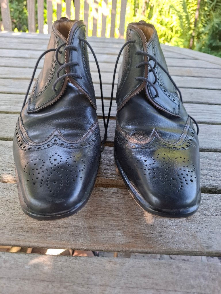Lederen schoenen maat 46, giorgio 1958, Bruin, Giorgio, Ophalen of Verzenden, Gedragen