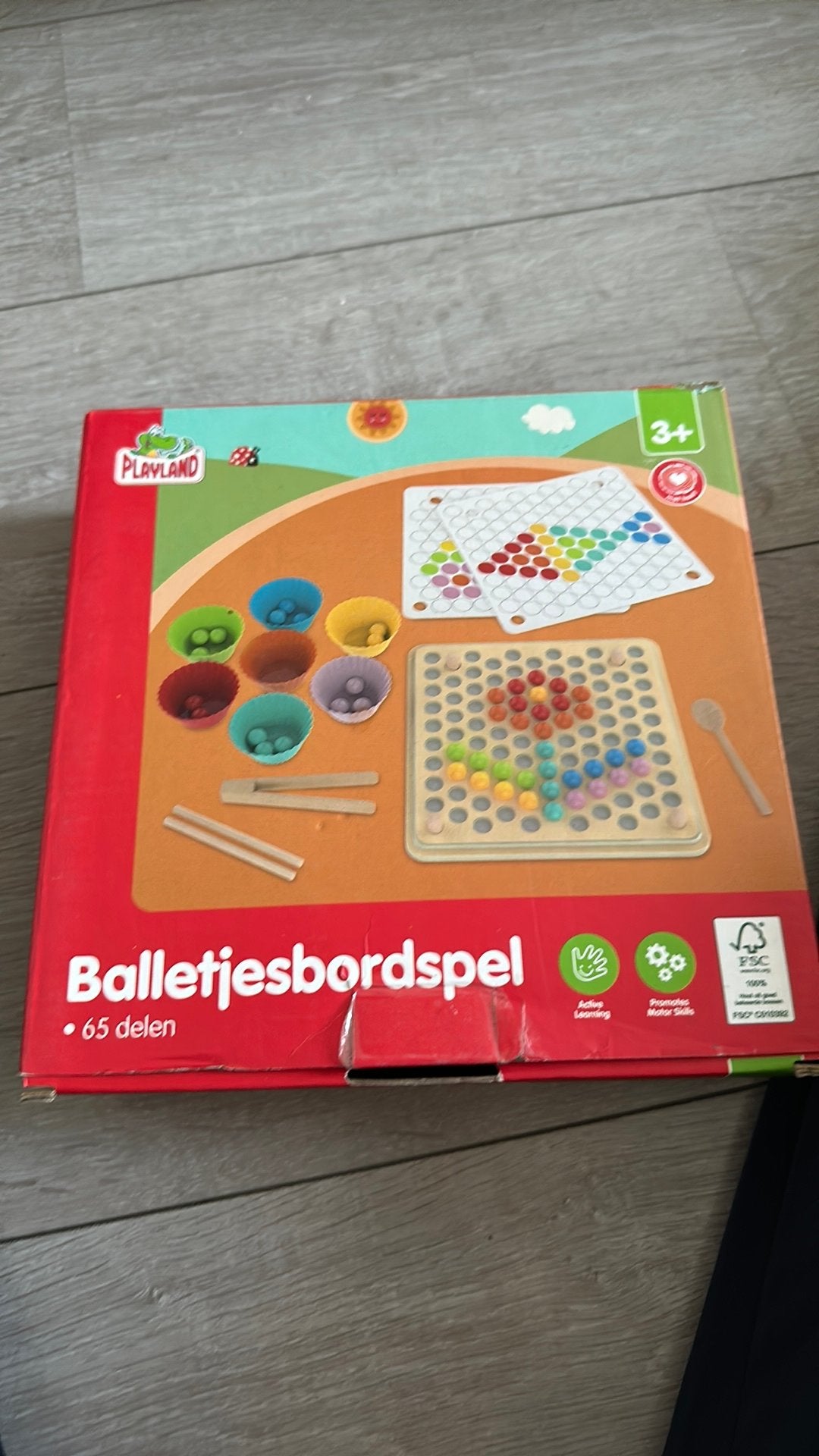 Playland Balletjesbordspel - 65 delig, Ophalen of Verzenden, Zo goed als nieuw, Ontdekken