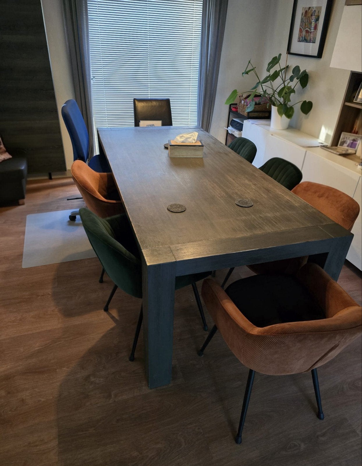 Eettafel (excl stoelen), Huis en Inrichting, Ophalen, Gebruikt, 200 cm of meer, 50 tot 100 cm