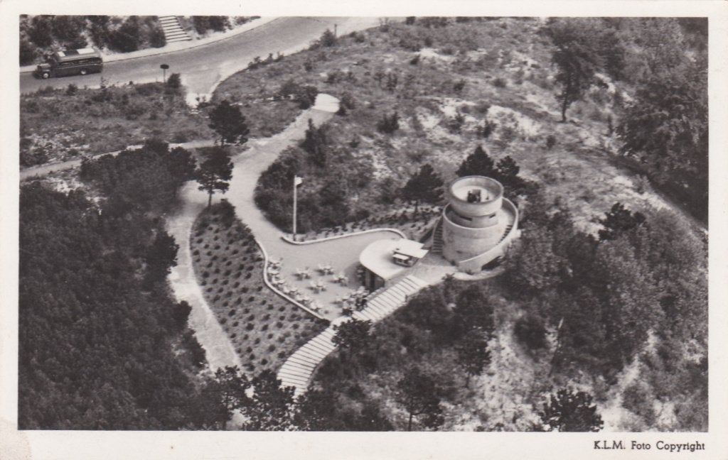 19176 Bloemendaal Kopje met uitkijktoren 1950 Haarlem, Verzenden, 1940 tot 1960, Gelopen, Noord-Holland