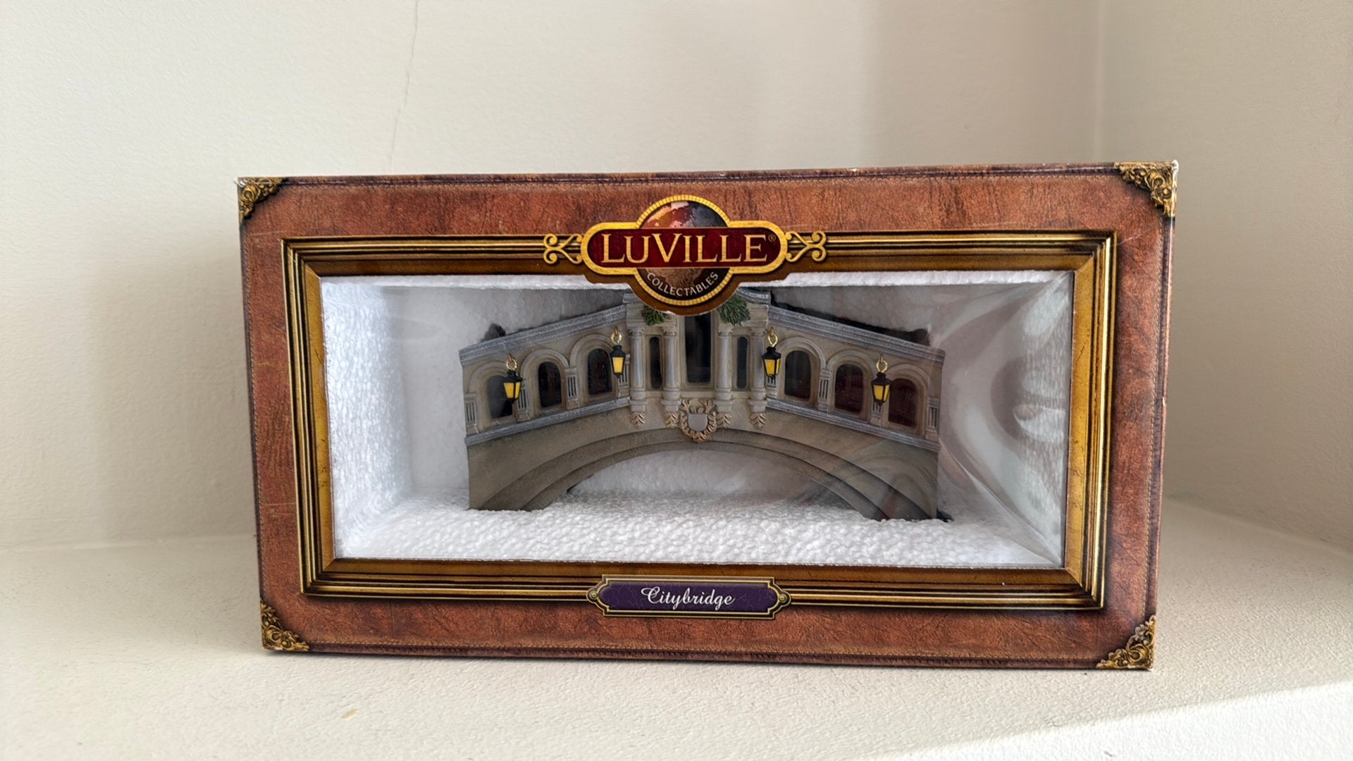 Luville brug voor kerstdorp, Ophalen of Verzenden, Zo goed als nieuw